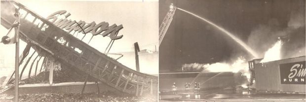 Simpson Furniture fire - 1983